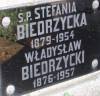 Stefania Biedrzycka d. 1954 and Wadysaw Biedrzyckie d. 1957